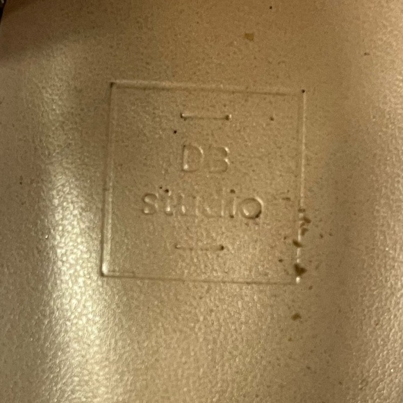 DB Studio Silver Glitter Block Heel Ankle Strap Sandals Size 7 - Picture 10 of 10